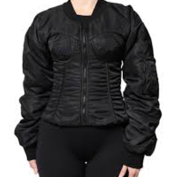Dolce & Gabbana Elegant Black Bomber Jacket